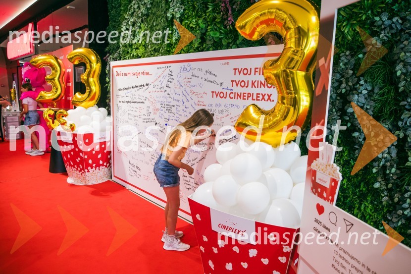 Cineplexx Ljubljana praznoval 3. rojstni dan