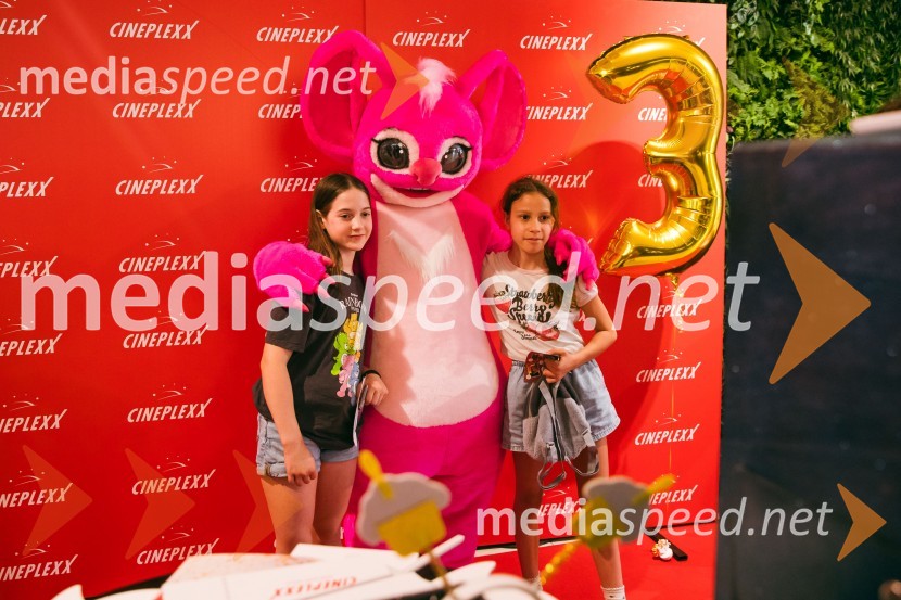 Cineplexx Ljubljana praznoval 3. rojstni dan
