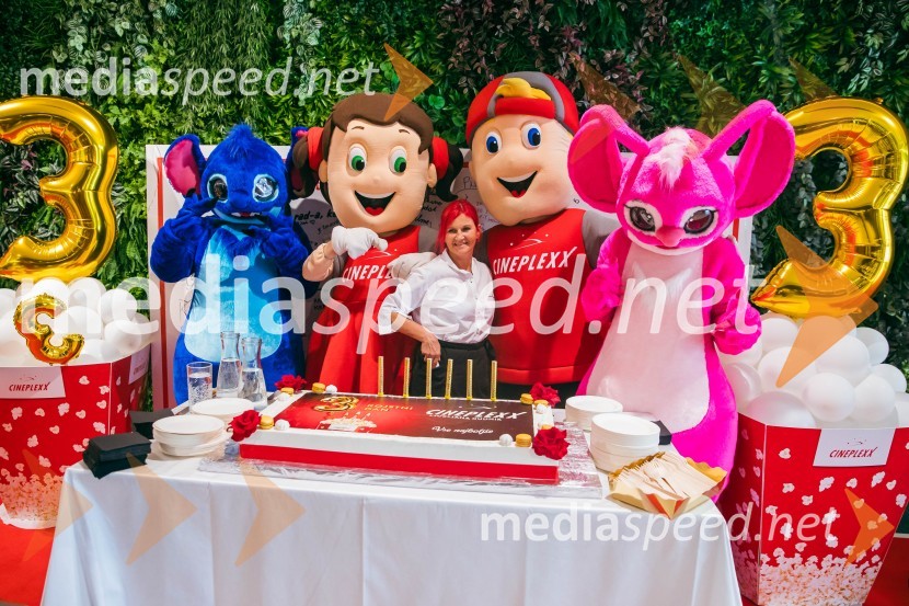 Cineplexx Ljubljana praznoval 3. rojstni dan