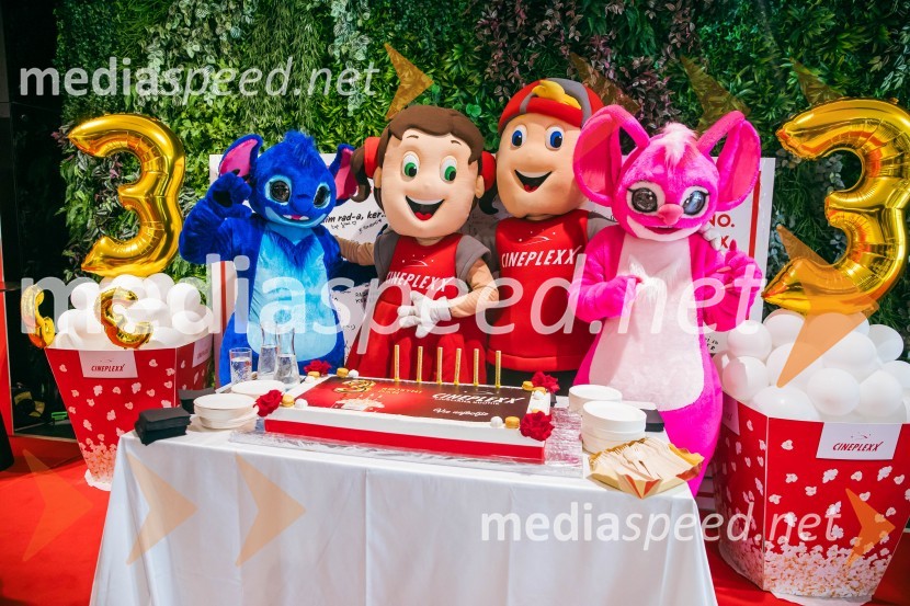 Cineplexx Ljubljana praznoval 3. rojstni dan