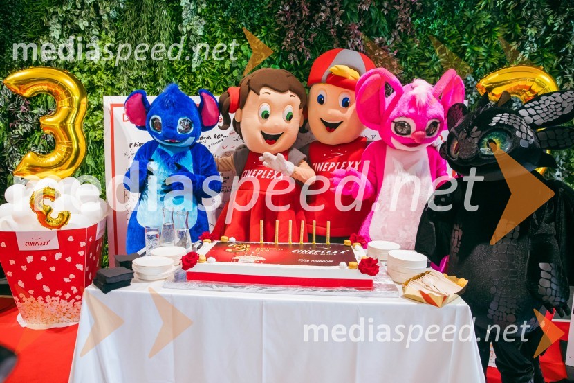 Cineplexx Ljubljana praznoval 3. rojstni dan