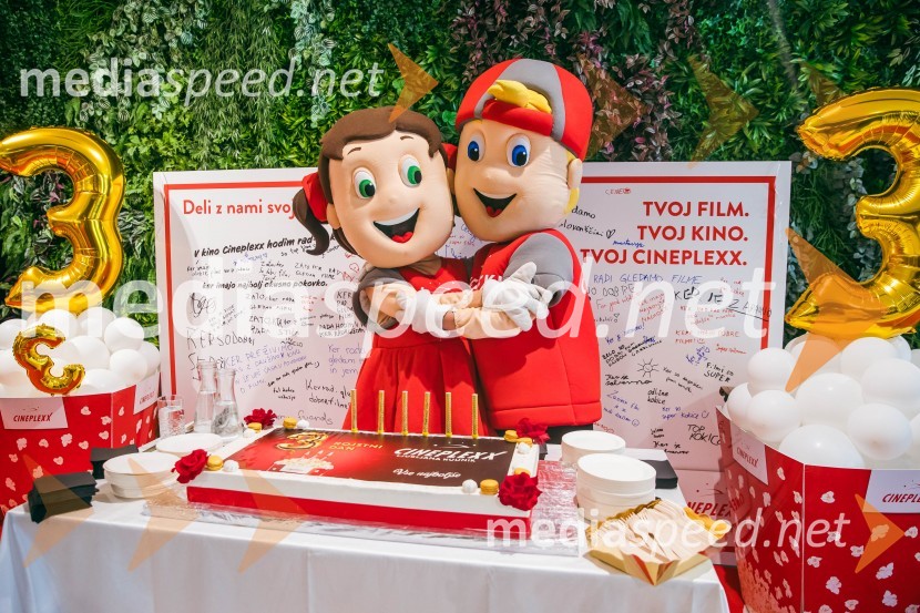 Cineplexx Ljubljana praznoval 3. rojstni dan