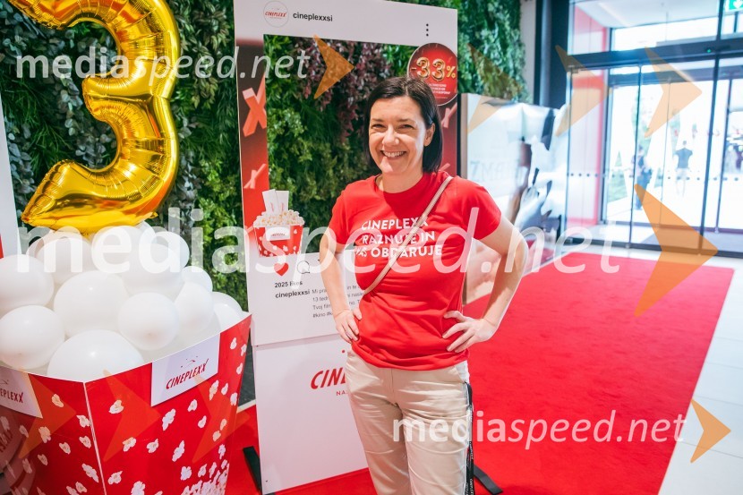 Cineplexx Ljubljana praznoval 3. rojstni dan