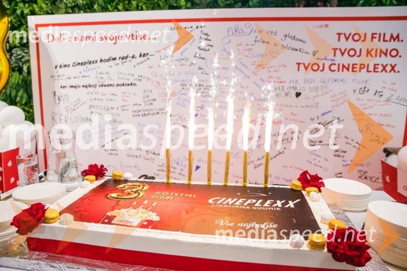Cineplexx Ljubljana praznoval 3. rojstni dan