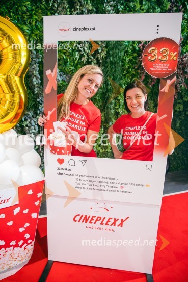 Cineplexx Ljubljana praznoval 3. rojstni dan