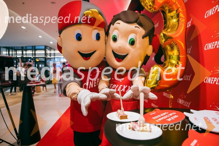Cineplexx Ljubljana praznoval 3. rojstni dan