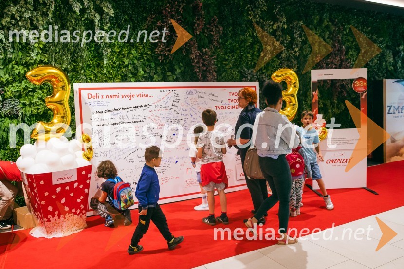 Cineplexx Ljubljana praznoval 3. rojstni dan