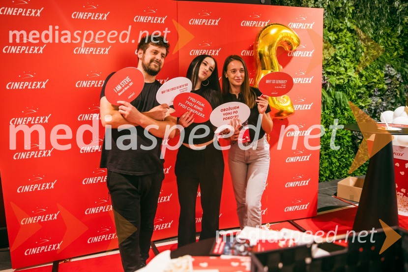 Cineplexx Ljubljana praznoval 3. rojstni dan