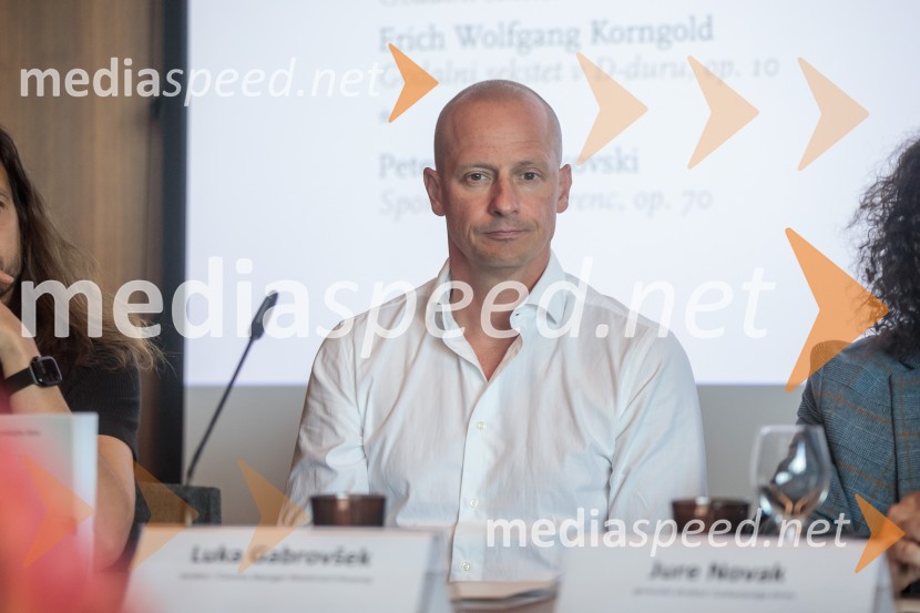  Luka Gabrovšek, direktor, Mastercard SlovenijaPredstavitev sezone 2025/26 v Cankarjevem domu, novinarska konferenca