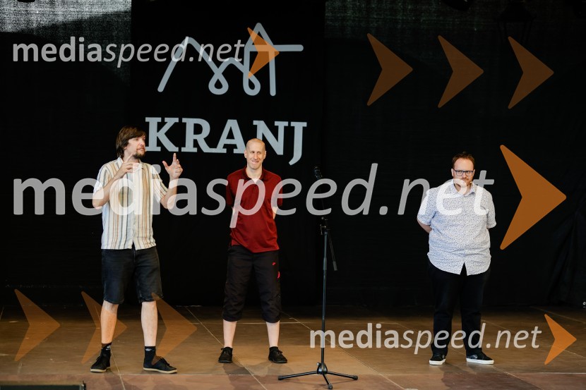  Vid Sodnik, improvizator;  ... ;  Juš Milčinski, improvizator in TV voditeljTradicionalni sprejem kranjskih odličnjakov in prebojnikov 2025