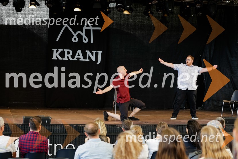  ... ;  Juš Milčinski, improvizator in TV voditeljTradicionalni sprejem kranjskih odličnjakov in prebojnikov 2025