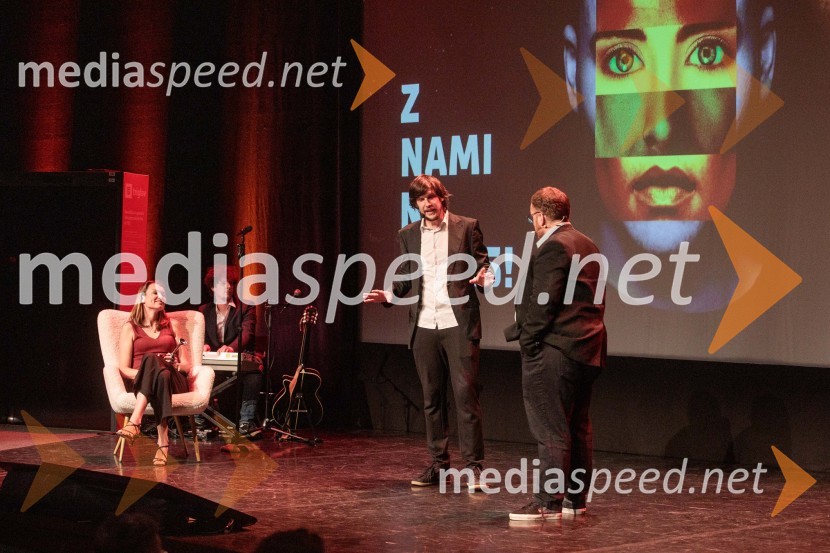  Vid Sodnik, improvizator;  Juš Milčinski, improvizator in TV voditeljDiggit 2025, podelitev nagrad