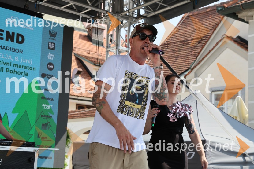  Boštjan Čukur, raper, 6 Pack Čukur;  ... 4. etapa dirke po Sloveniji štartala na Lentu