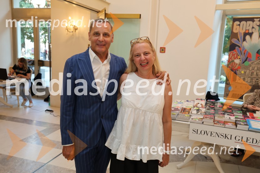  Danilo Rošker, direktor SNG Maribor;  Jasmina Leskovar, SNG Maribor60. Borštnikovo srečanje, slavnostna otvoritev s predstavo Lapis Lazuli