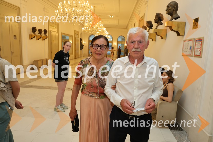  Dunja Bezjak;  Branko Bezjak, nekdanji direktor, Swaty60. Borštnikovo srečanje, slavnostna otvoritev s predstavo Lapis Lazuli