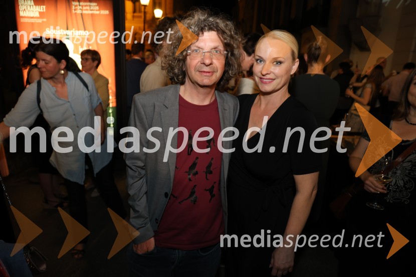  Matjaž Latin, režiser in igralec;  Sabina  Cvilak, operna pevka60. Borštnikovo srečanje, slavnostna otvoritev s predstavo Lapis Lazuli