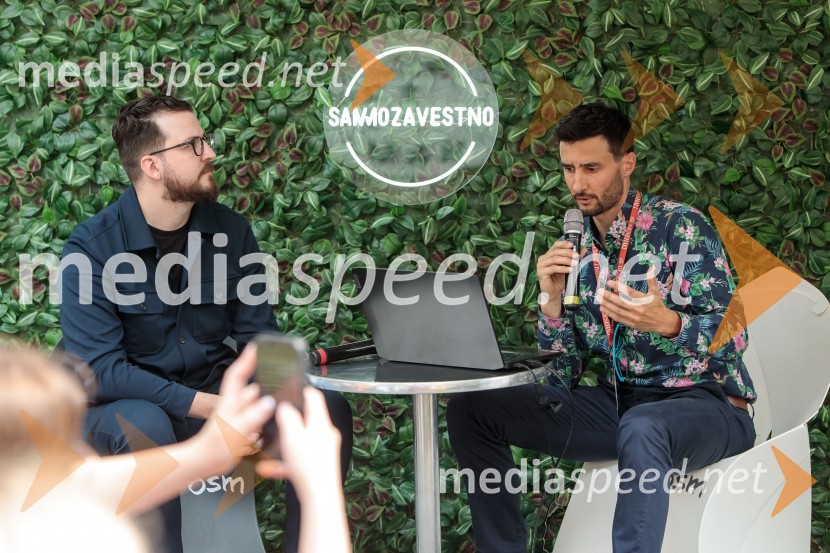  Anže Frantar, bloger;  Miha Kranjc, lastnik in direktor zavoda Aktivna starost12. Diggit - konferenca o prihodnosti