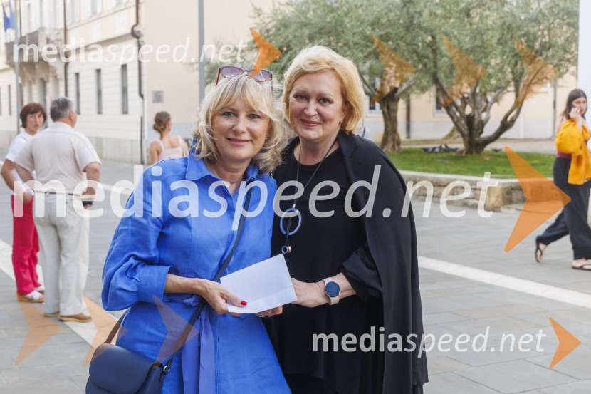  Nataša Benčič, novinarka, Radio Koper;  Ksenija Benedetti, predavateljica, muzikologinja, pianistka in nekdanja vodja Protokola Republike SlovenijePodelitev primorske gledališke nagrade Tantadruj in koncert Roka Matka