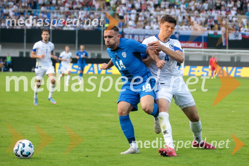Slovenija - Bosna in Hercegovina, nogomet