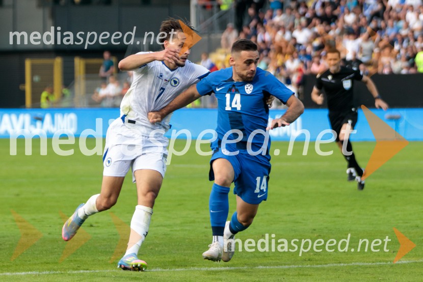 Slovenija - Bosna in Hercegovina, nogomet