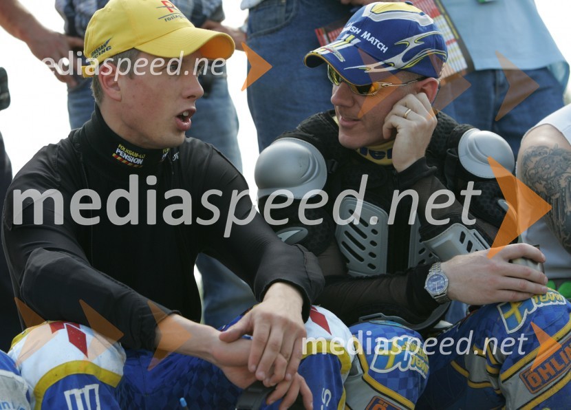Andreas Jonsson in Tony Rickardsson (oba Švedska)
SPEEDWAY, VN Slovenije 2004