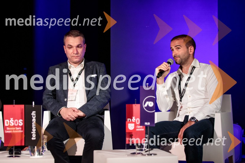  Ivan Todorović, BC Partizan;  Andrew Hurwitz, CAAPoslovni svet športa v vzhodni Evropi, konferenca