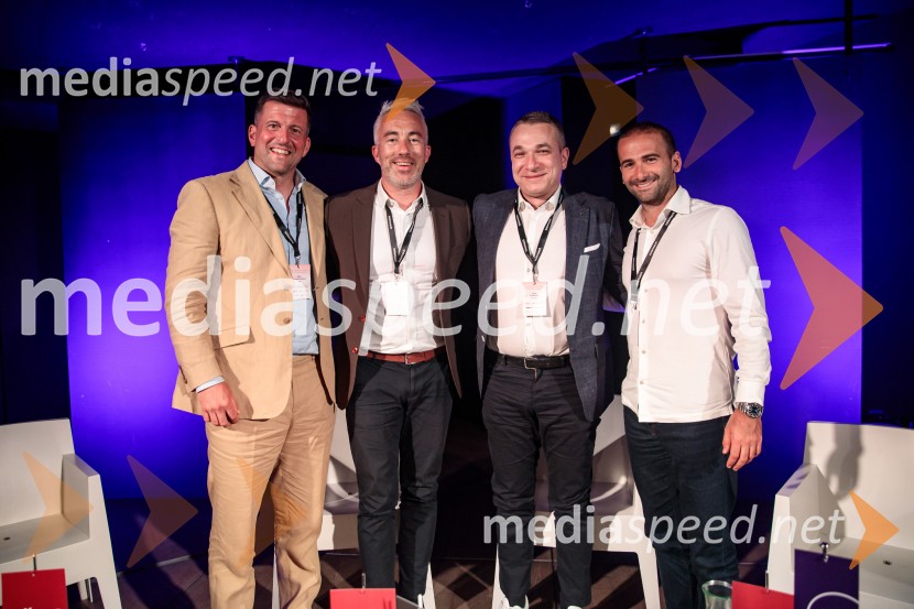  Blaž Tomažin Bolcar;  Wouter Janssens, CRESTA;  Ivan Todorović, BC Partizan;  Andrew Hurwitz, CAAPoslovni svet športa v vzhodni Evropi, konferenca