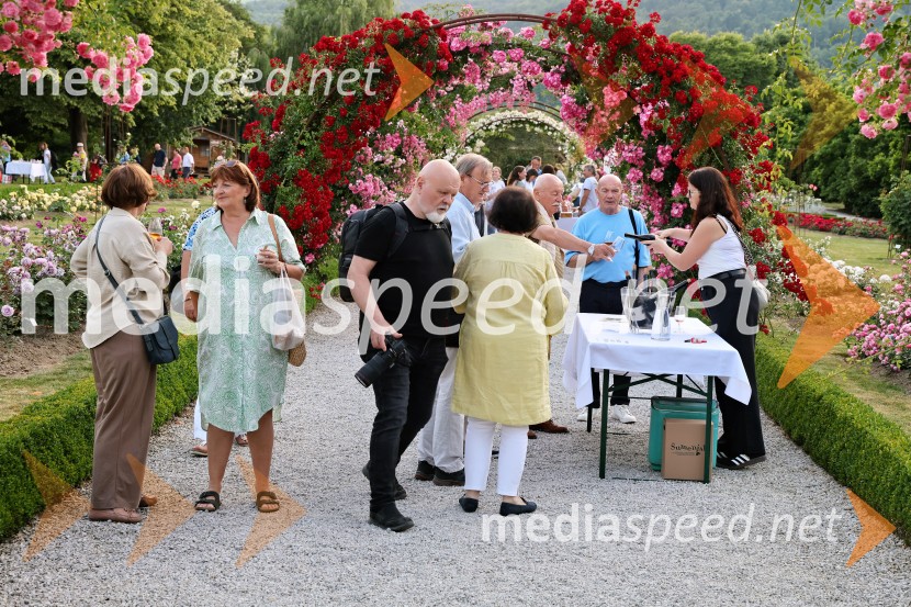 Vrtnice in vino v Botaničnem vrtu Univerze v Mariboru