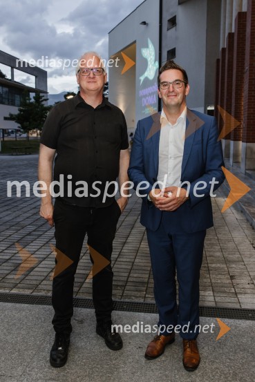mag. Marko Rusjan, državni sekretar, MK;  Samo Turel, Župan Mestne občine Nova GoricaSlavnostno odprtje Amfiteatra SNG Nova Gorica