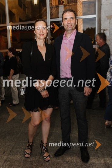  Nina Bizjak;  Klemen Miklavič, nekdanji župan Nove GoriceSlavnostno odprtje Amfiteatra SNG Nova Gorica