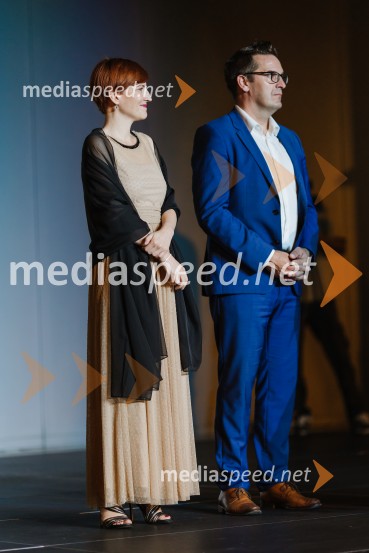 dr. Asta Vrečko, ministrica za kulturo;  Samo Turel, Župan Mestne občine Nova GoricaSlavnostno odprtje Amfiteatra SNG Nova Gorica