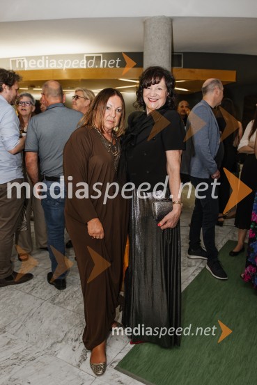  Maja Jerman Bratec, upokojena direktorica SNG Nova Gorica;  Damjana  Pavlica, svetnica MO Nova Gorica Slavnostno odprtje Amfiteatra SNG Nova Gorica