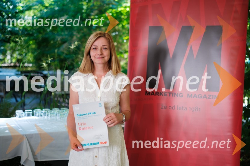  Urša KmetecPR lab, napredna šola za odnose z javnostmi, podelitev diplom 2025