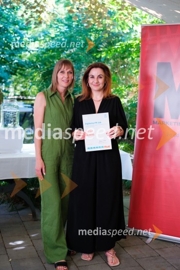  Mateja Repovž, namestnica direktorice na Marketing magazinu in direktorica DIGGIT;  Anja KrenPR lab, napredna šola za odnose z javnostmi, podelitev diplom 2025