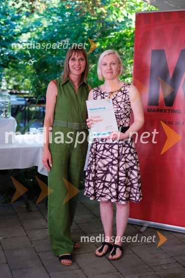  Mateja Repovž, namestnica direktorice na Marketing magazinu in direktorica DIGGIT;  Franja  ZagorcPR lab, napredna šola za odnose z javnostmi, podelitev diplom 2025