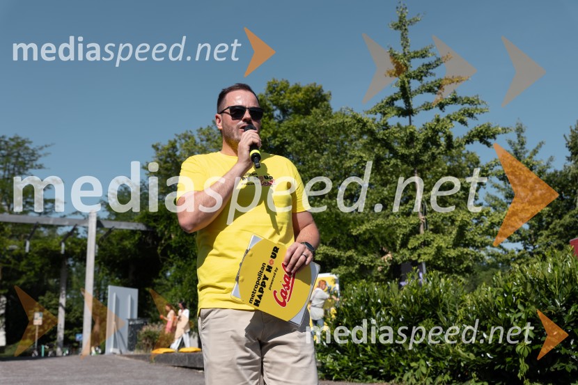  Tomaž Pančur, povezovalec prireditevMetropolitan Happy Hour odprl poletno sezono na Špici