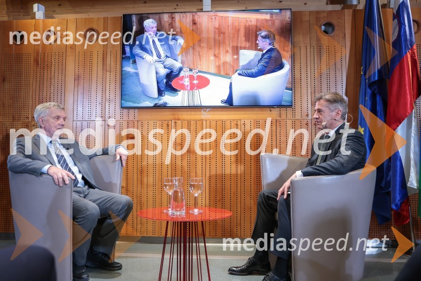  Marjan Dora, novinar, urednik; dr. Robert Golob, predsednik vlade RSDr. Robert Golob gost na Škrabčevi domačiji