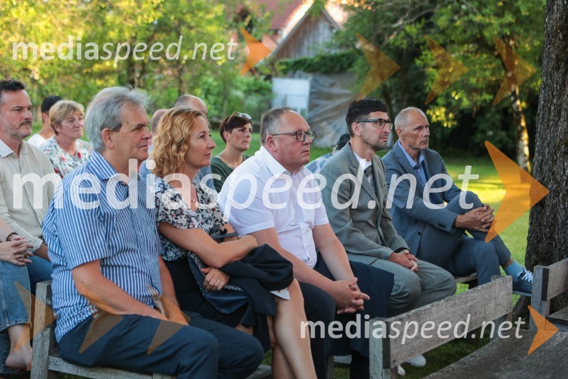 Dr. Robert Golob gost na Škrabčevi domačiji