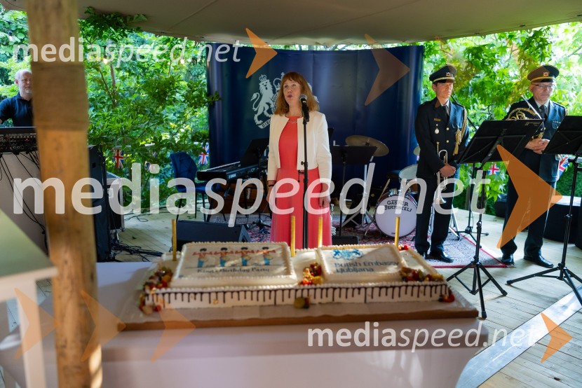  Victoria Harrison, britanska veleposlanica v SlovenijiPraznovanje rojstnega dneva kralja Karla III.