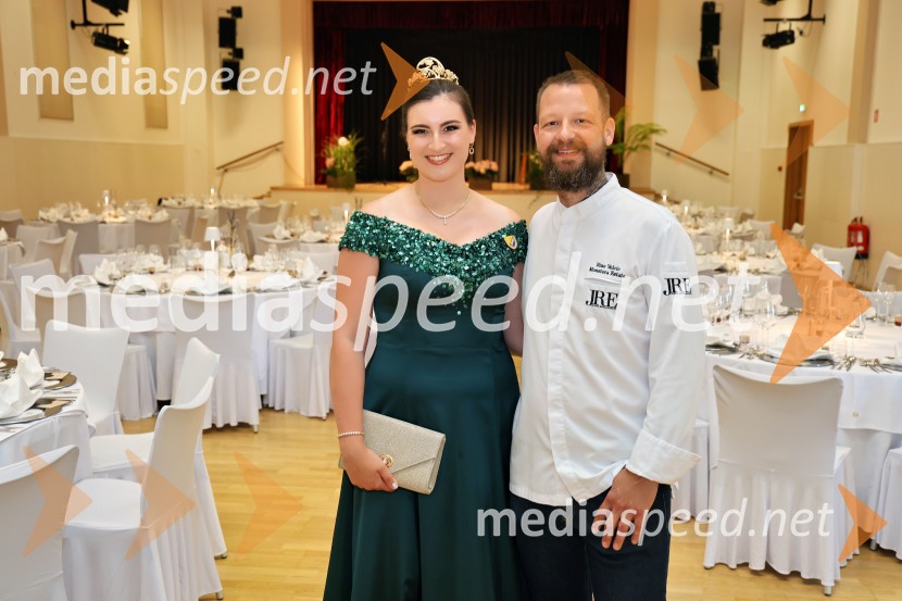  Nina  Polanec, 28. Vinska kraljica Slovenije 2025;  Bine Volčič, kuharski mojsterFuzija okusov Dupleka z Binetom Volčičem