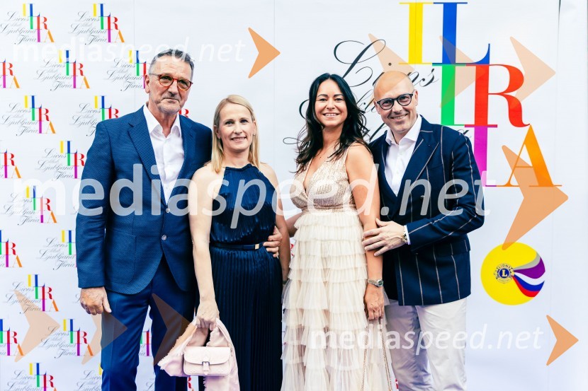  Jože Vidrih, Lions klub Ljubljana Iliria;  Špela Mlakar Vidrih;  Ana Kali Maat;  Aljoša Iskra25. Kresna noč Lions Kluba Ljubljana Iliria