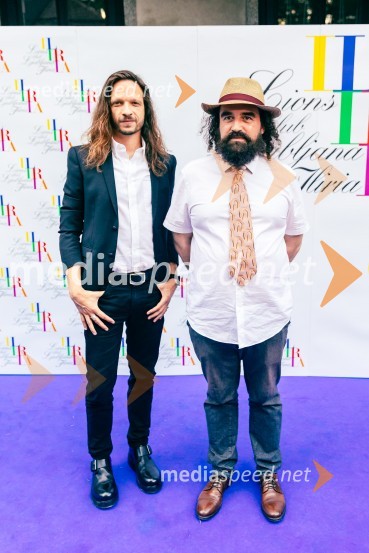  Peter Baroš, direktor kulturno-umetniškega programa Cankarjevega doma;   Jure Novak, generalni direktor, Cankarjev dom25. Kresna noč Lions Kluba Ljubljana Iliria