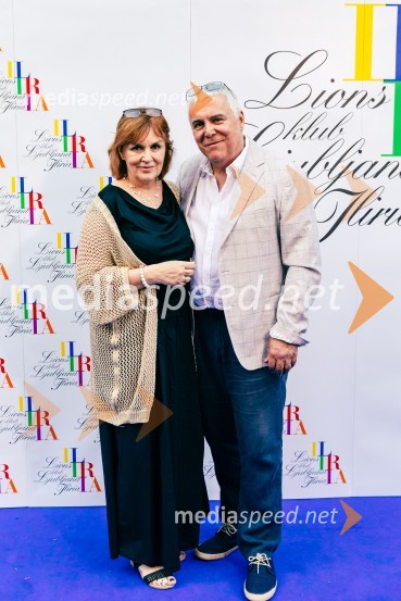  Darinka Simčič ;  Zoran Predin, glasbenik25. Kresna noč Lions Kluba Ljubljana Iliria