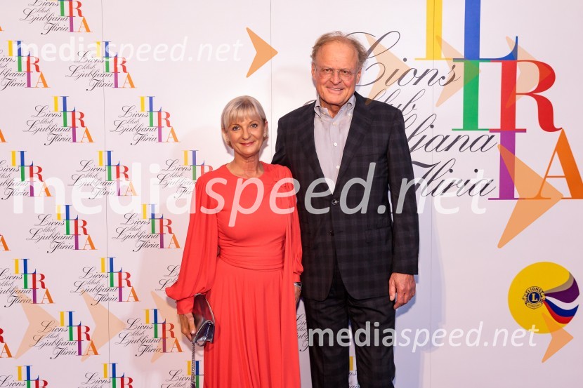  Sonja Poljanšek Škrabec, lastnica Welness centra Sunny;  Janez  Škrabec, direktor Riko d.o.o.25. Kresna noč Lions Kluba Ljubljana Iliria