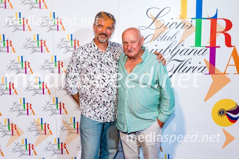  Andrej  Stražišar, scenograf, Teater d.o.o.;  Aleksander Lucu-Luc, novinar25. Kresna noč Lions Kluba Ljubljana Iliria