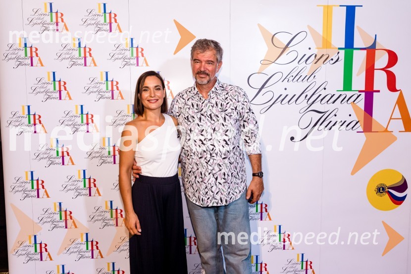  Nina Strnad, pevka;  Andrej  Stražišar, scenograf, Teater d.o.o.25. Kresna noč Lions Kluba Ljubljana Iliria