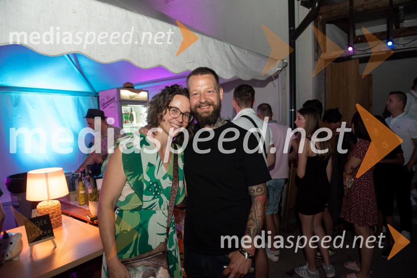  Katarina B. Volčič, soproga Bineta Volčiča;  Bine Volčič, kuharski mojsterFuzija okusov Dupleka z Binetom Volčičem