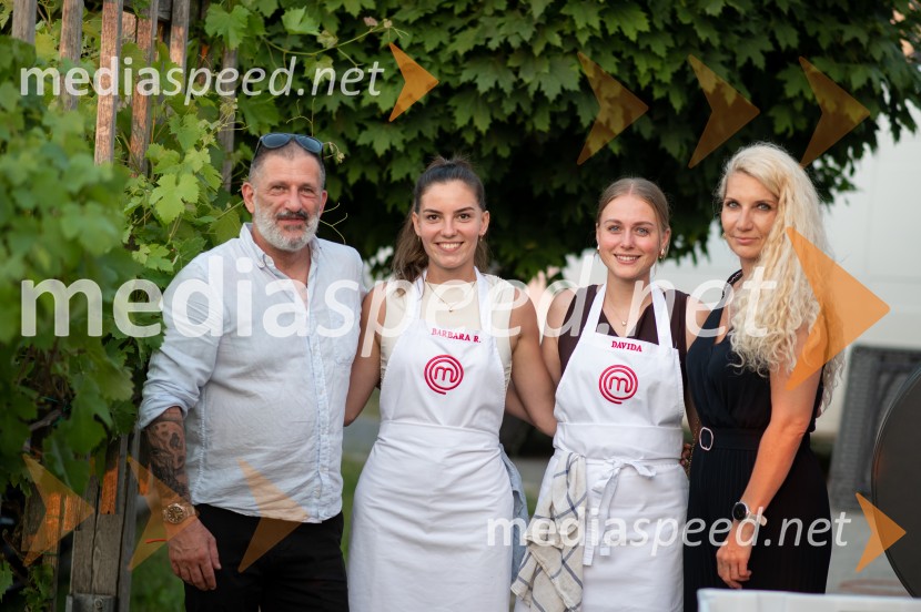  ... ;  Barbara Ribič, tekmovalka Masterchefa;  Davida Hafner, Vinarstvo Hafner;  ... Fuzija okusov Dupleka z Binetom Volčičem