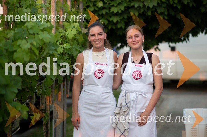  Barbara Ribič, tekmovalka Masterchefa;  Davida Hafner, Vinarstvo HafnerFuzija okusov Dupleka z Binetom Volčičem