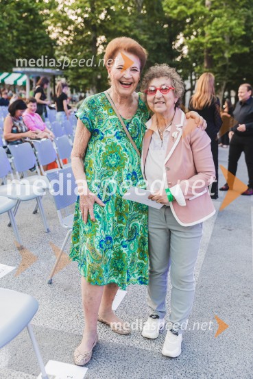  Elza Budau, slovenska tekstopiska, pesnica in pisateljica;  Dragica Petrovič, režiserka in producentka73. Ljubljana Festival, Poletna noč 2025, otvoritev